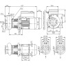 Блочный насос WILO CRONOBLOC-BL-E 65/130-5,5/2-R1 2159717 2126137 2191444