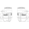 Напорная установка отвода сточной воды WILO WS 40 D/Rexa GUT