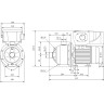 Центробежный насос WILO ECONOMY MHIE 403 M2 (1~220/230/240 V, EPDM)