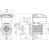 Центробежный насос WILO ECONOMY MHIE 402N (3~380/400/440 V, EPDM)