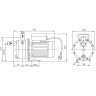 Поверхностный насос WILO JET WJ 204 X (1~230 В)