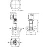 Вертикальный многоступенчатый насос WILO HELIX EXCEL 1606-1/25/E/KS