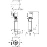Вертикальный многоступенчатый насос WILO HELIX EXCEL 414-1/16/E/KS