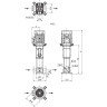 Вертикальный многоступенчатый насос WILO HELIX V 1011-1/25/E/KS