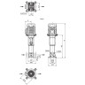 Вертикальный многоступенчатый насос WILO HELIX V 1604-2/25/V