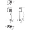 Вертикальный многоступенчатый насос WILO HELIX VE 1605-1/25/E/K