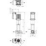 Вертикальный многоступенчатый насос WILO HELIX VE 5201-1/16/E/KS