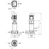 Вертикальный многоступенчатый насос WILO HELIX FIRST V 413-5/25/E/S/