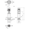 Вертикальный многоступенчатый насос WILO HELIX V 612-1/16/E/S