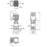 Вертикальный многоступенчатый насос WILO HELIX VE 405 M13-1/16/E/S