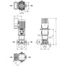 Вертикальный многоступенчатый насос WILO HELIX VE 405 M2-1/25/E/KS