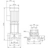 Вертикальный многоступенчатый насос WILO MVIL 902-16/E/3-400-50-2/IE3