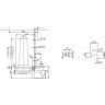 Фекальный насос WILO EMU FA 10.33-208E + T 17-4/8HEx